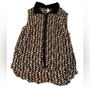 Black and White Tank Top